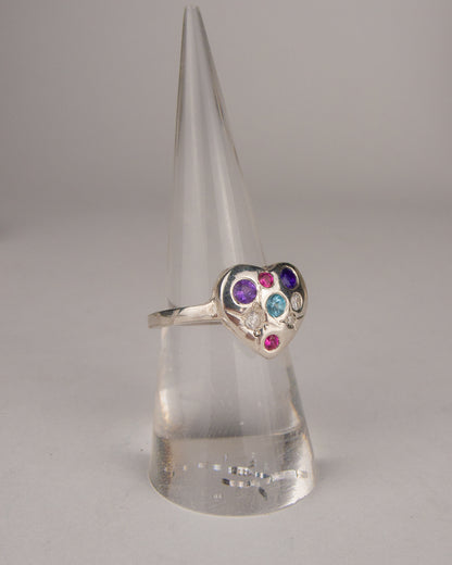 Confetti Heart Ring
