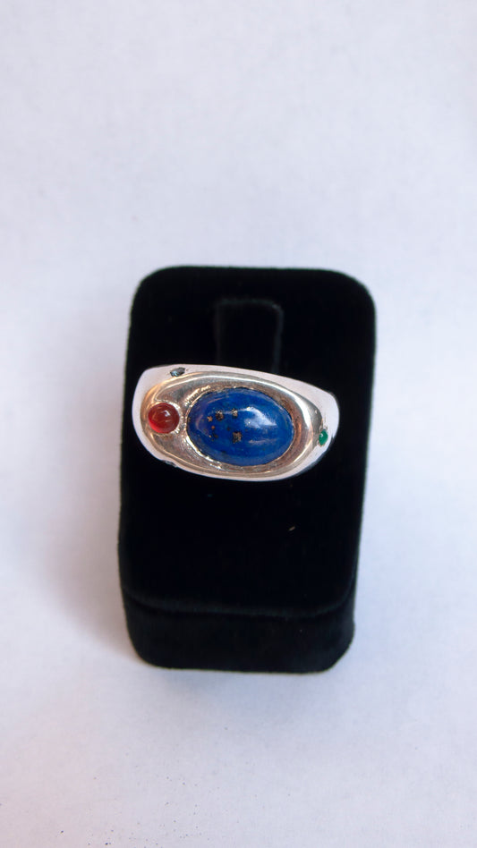 Lapis Signet Ring