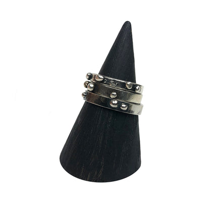 Studded Orb Stacker Ring