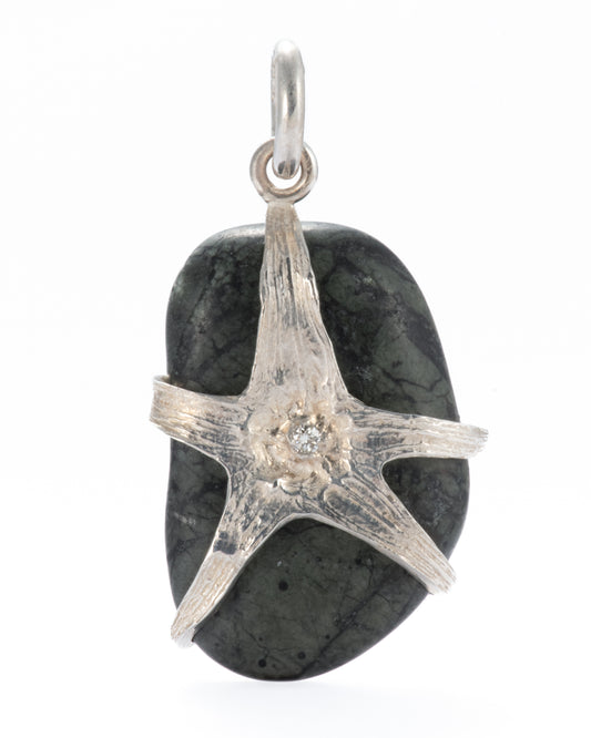 River Rock and Diamond Tomato Star Talisman no.2