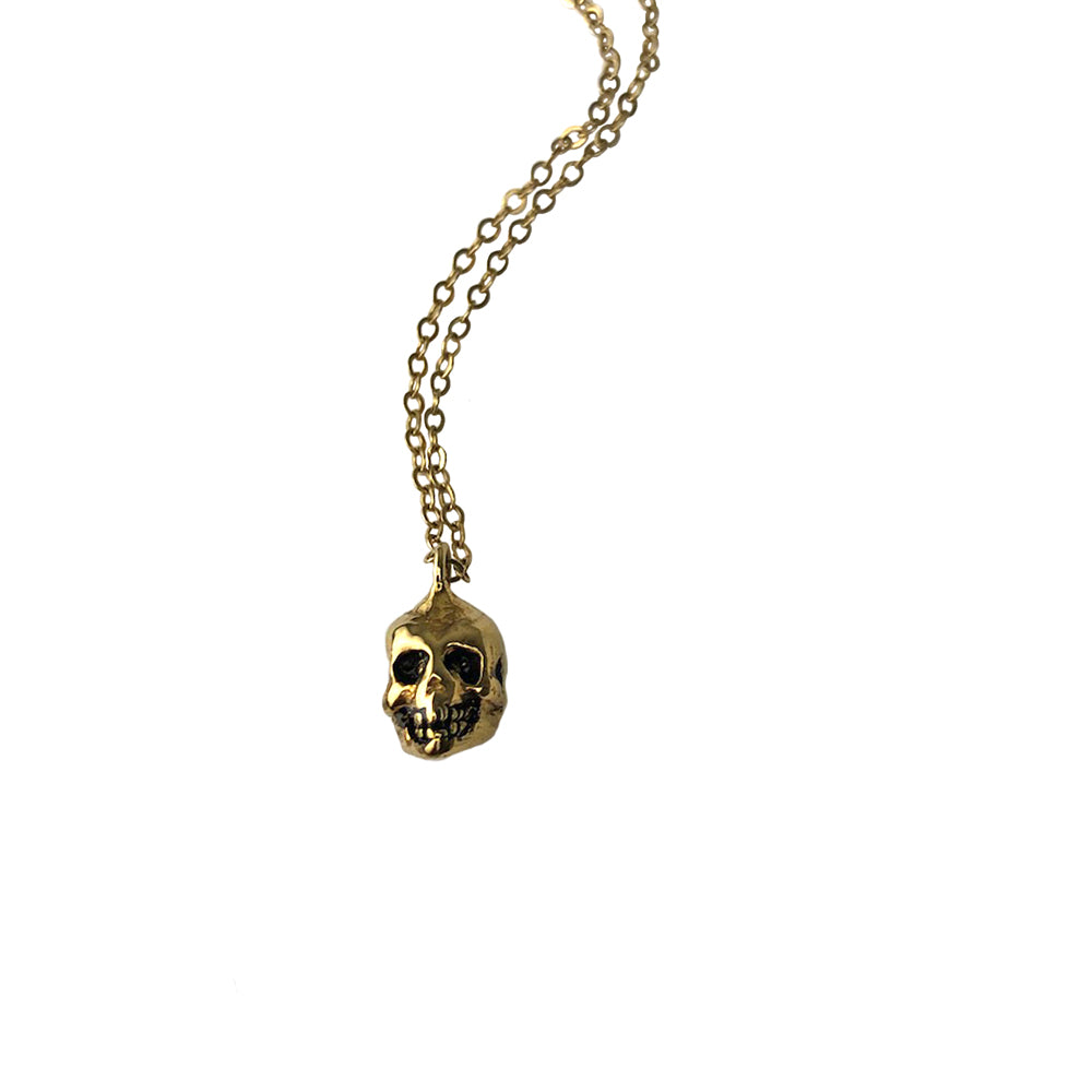 Baby Skull Charm Necklace