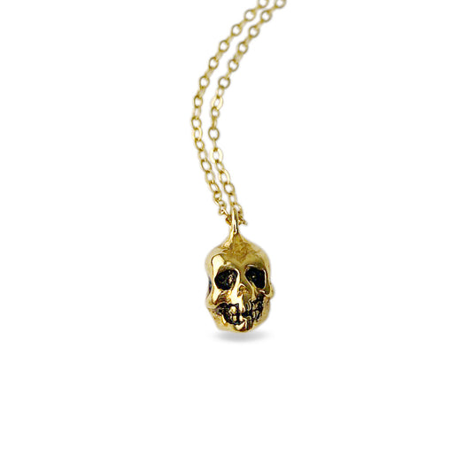 Baby Skull Charm Necklace