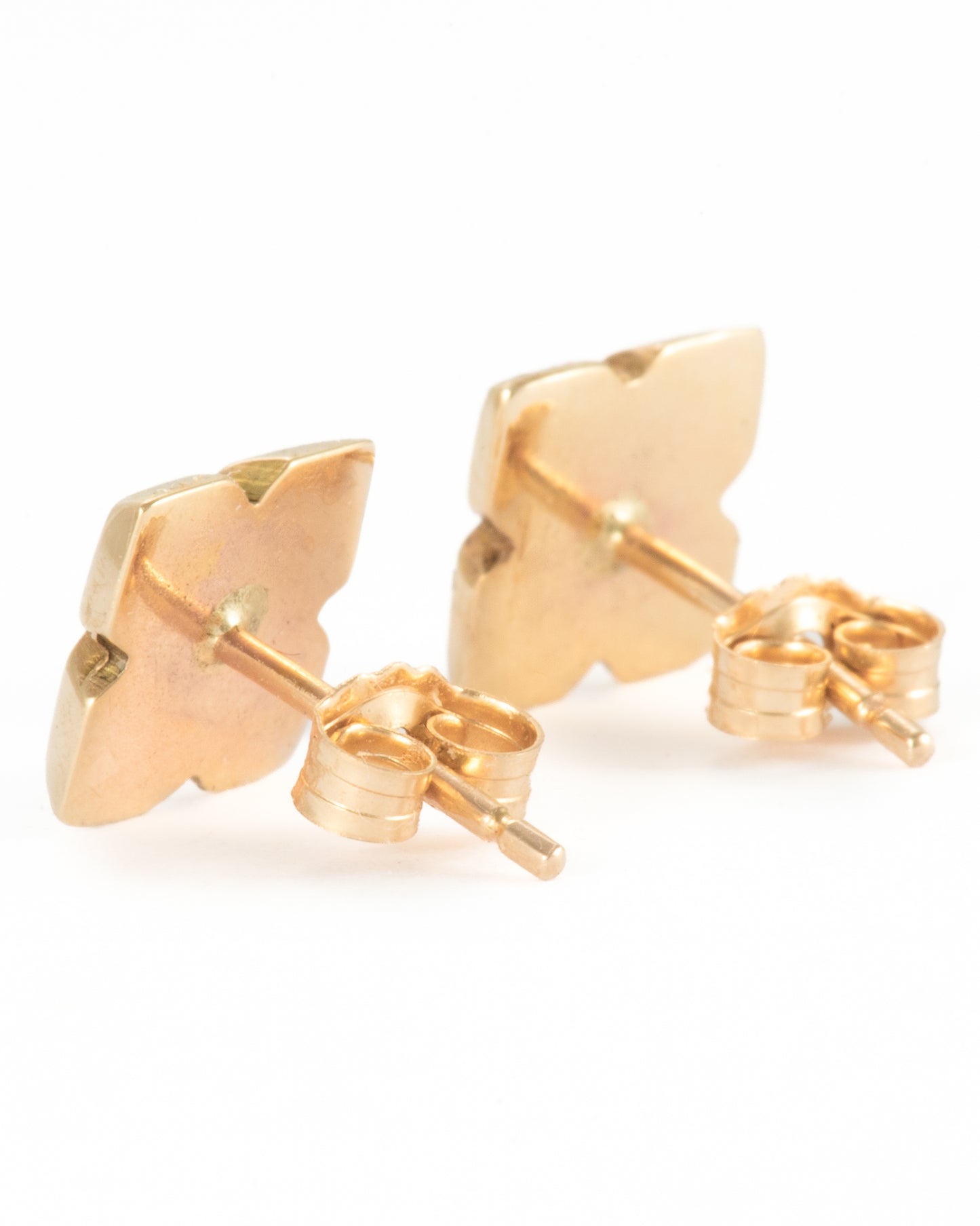 Gold Wedge Studs