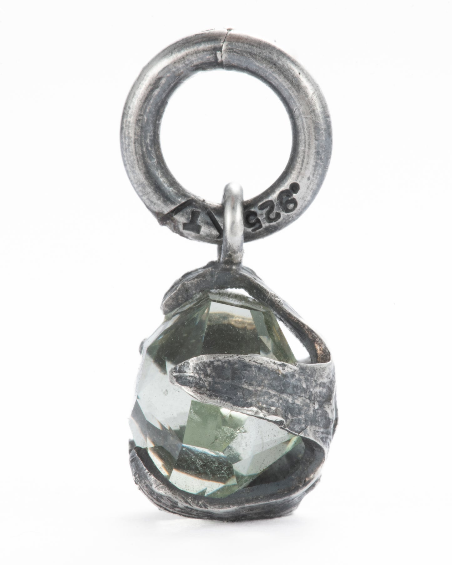 Prasiolite and Diamond Double Sided Tomato Star Talisman