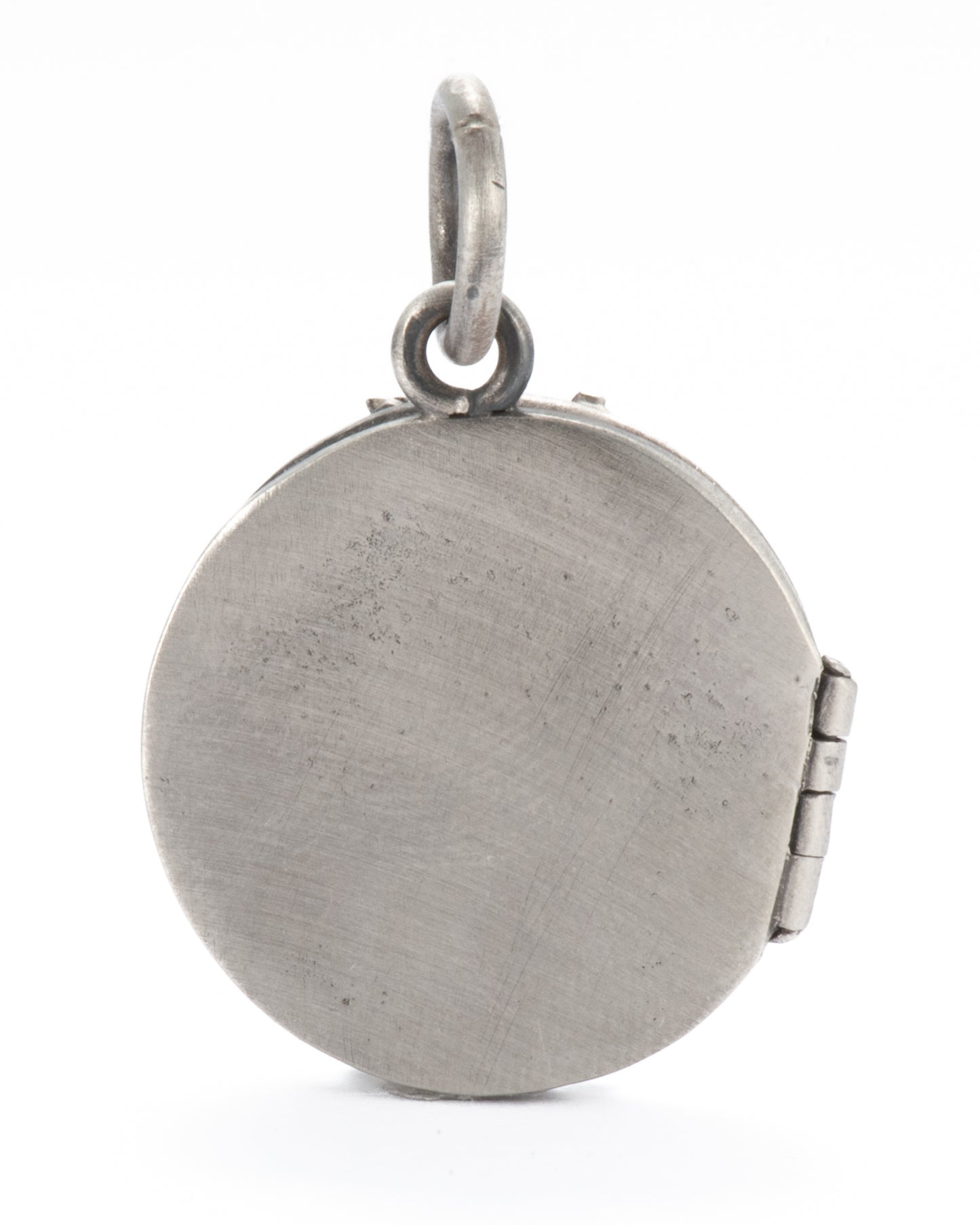 Large Round Chainlink Locket