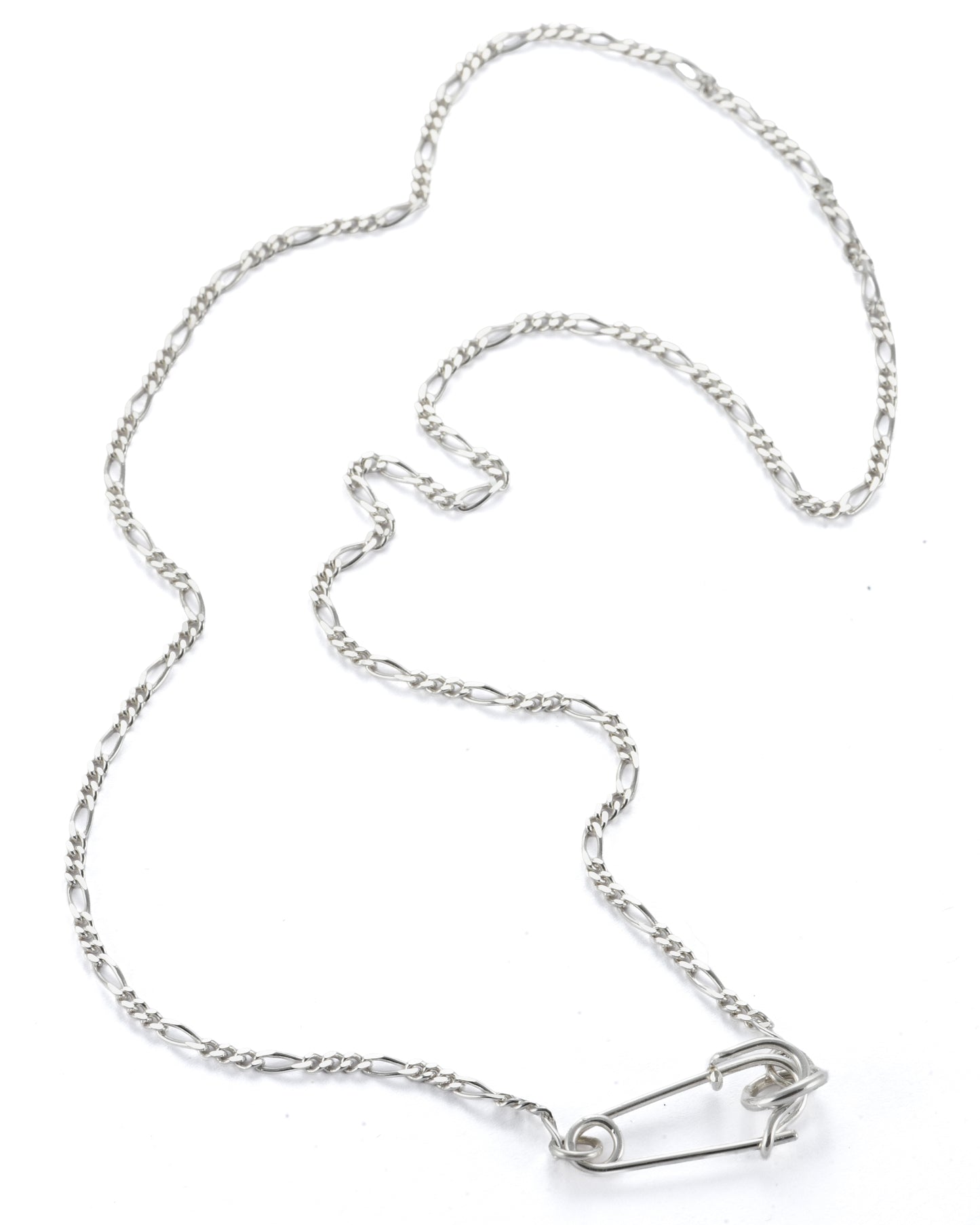 2.3mm Figaro Baby Pin Necklace