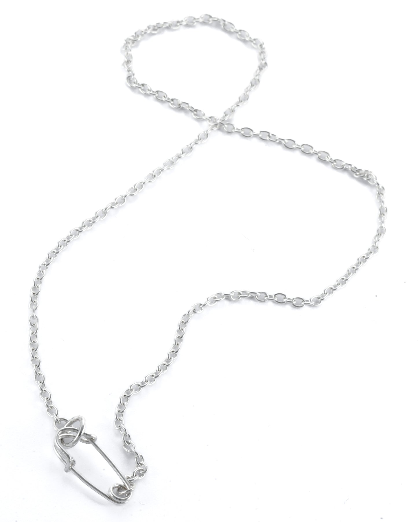 2.75mm Cable Baby Pin Necklace