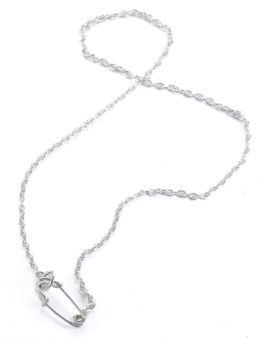 2.75mm Cable Baby Pin Necklace