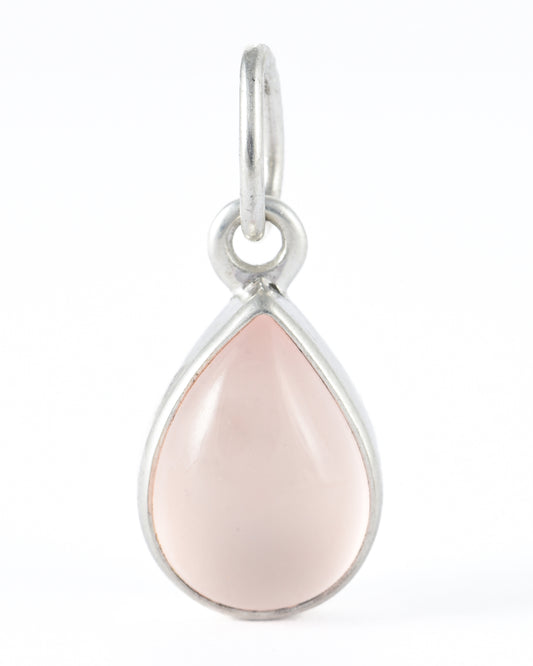 Rose Quartz Teardrop Pendant